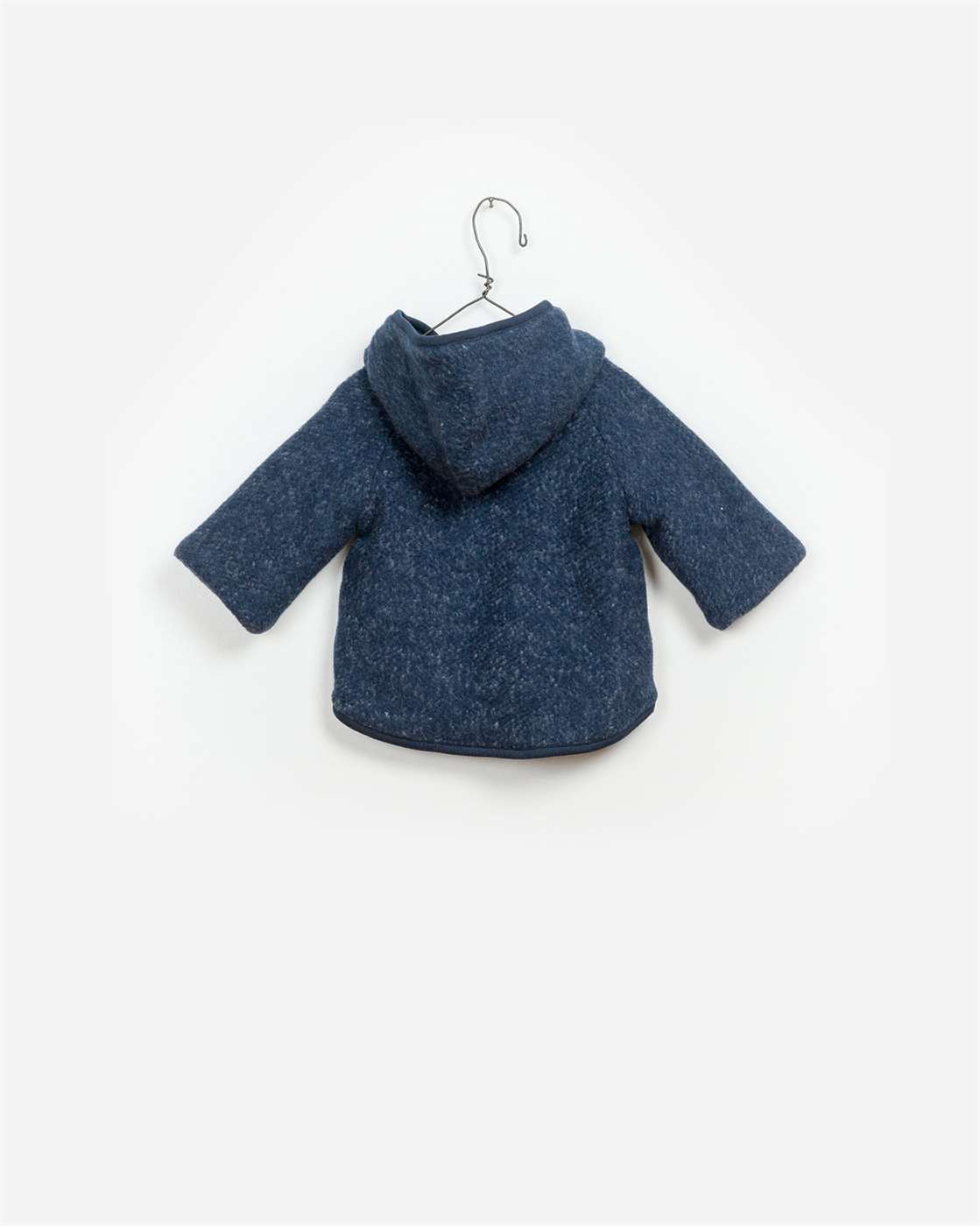 BeeBoo|BeeBoo PlayUp vêtements bébé baby clothes manteau Felpa coat coton cotton bleu blue 1