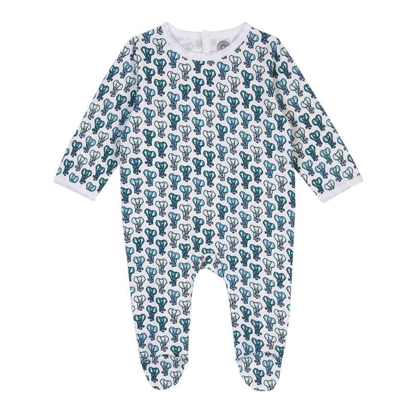 BeeBoo|BeeBoo Brai Pyjama Elephant Bleu