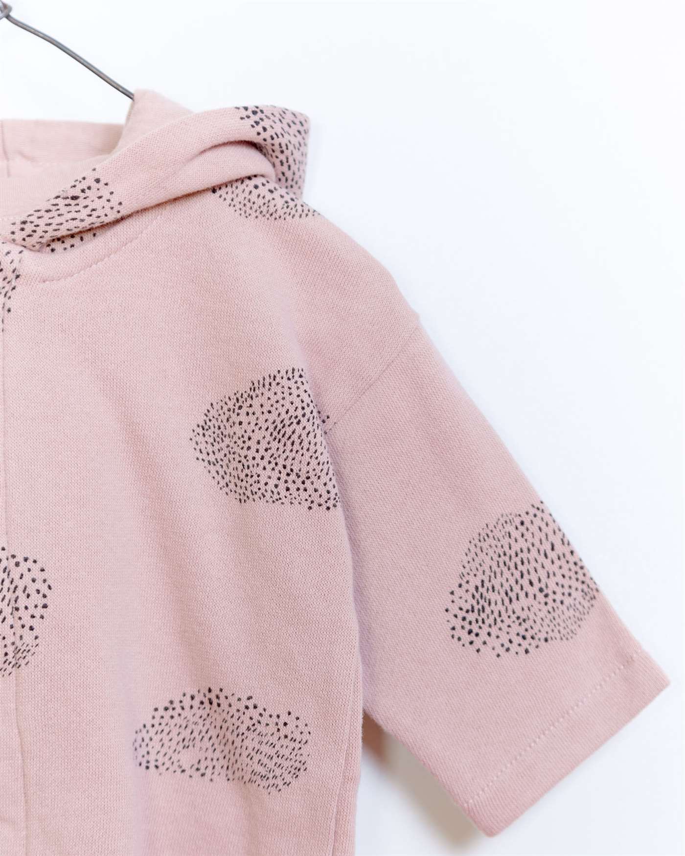 BeeBoo|BeeBoo PlayUp vêtement bébé baby cloth veste jacket felpa coton bio organic cotton rose pink 3