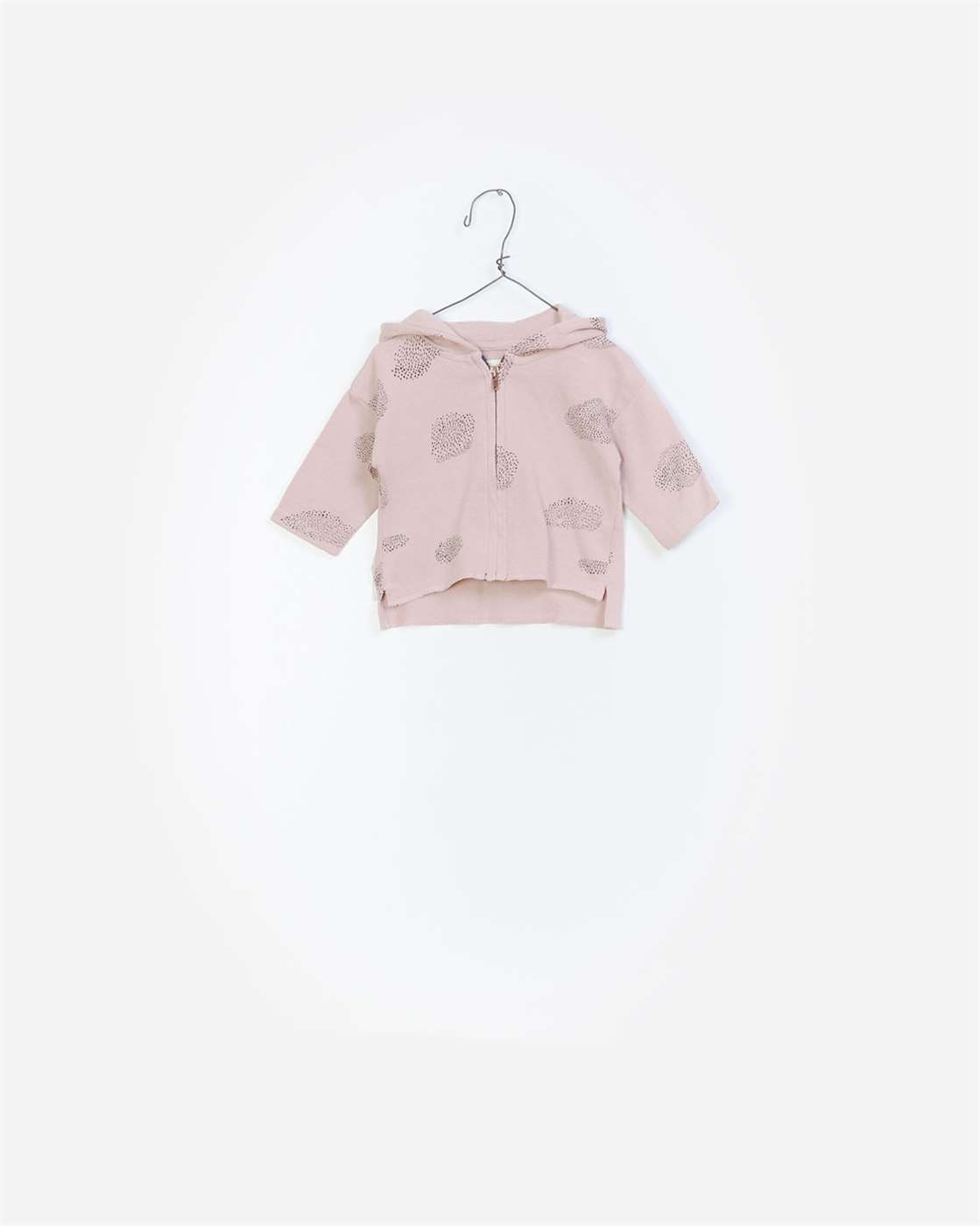 BeeBoo|BeeBoo PlayUp vêtement bébé baby cloth veste jacket felpa coton bio organic cotton rose pink