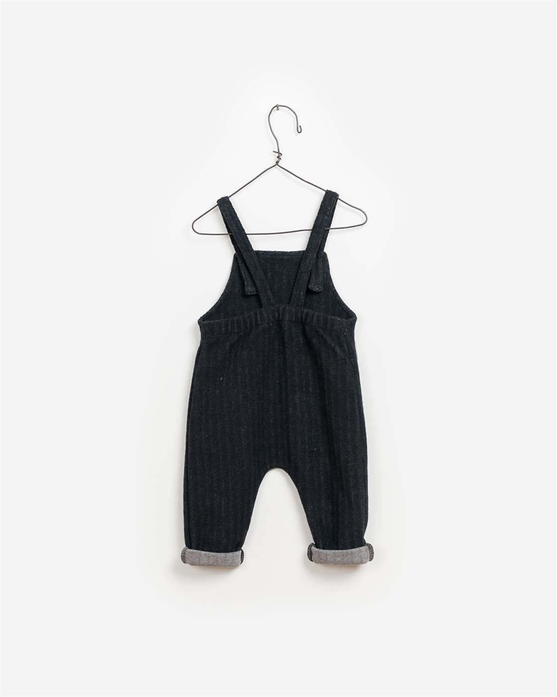 BeeBoo|BeeBoo PlayUp vêtements bébé baby clothes salopette overall Felpa coton bio organic cotton noire black 1