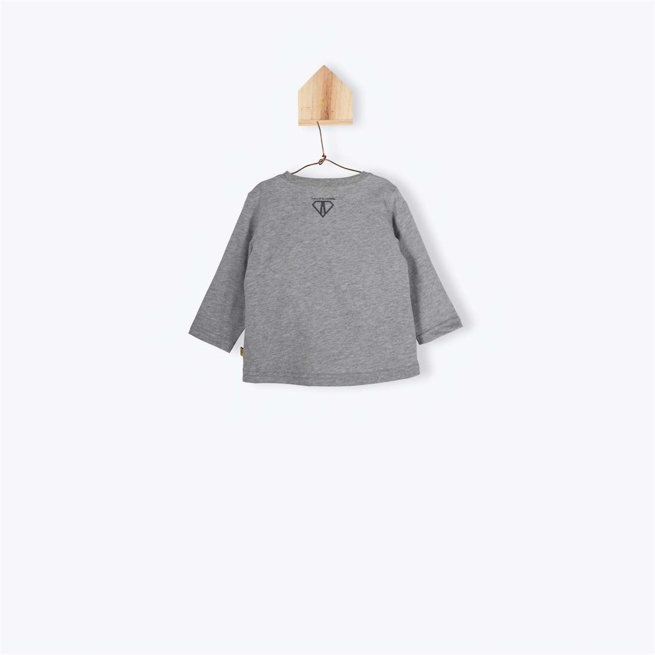 BeeBoo|BeeBoo Arsène et les pipelettes tee shirt twins Orelien gris 1