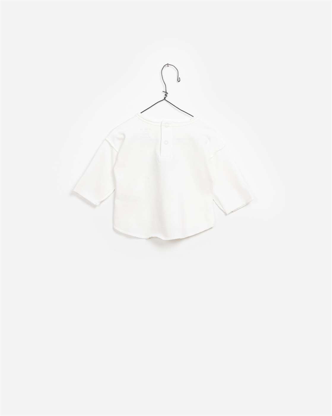 BeeBoo|BeeBoo PlayUp vêtements bébé baby clothes T Shirt LS Jersey coton bio organic cotton blanc white 1