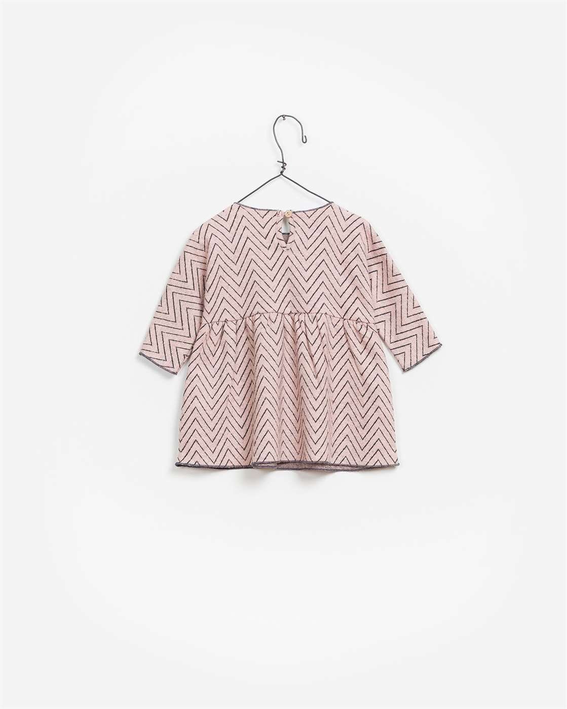 BeeBoo|BeeBoo PlayUp vêtement bébé baby cloth robe interlock dress coton cotton rose pink 1