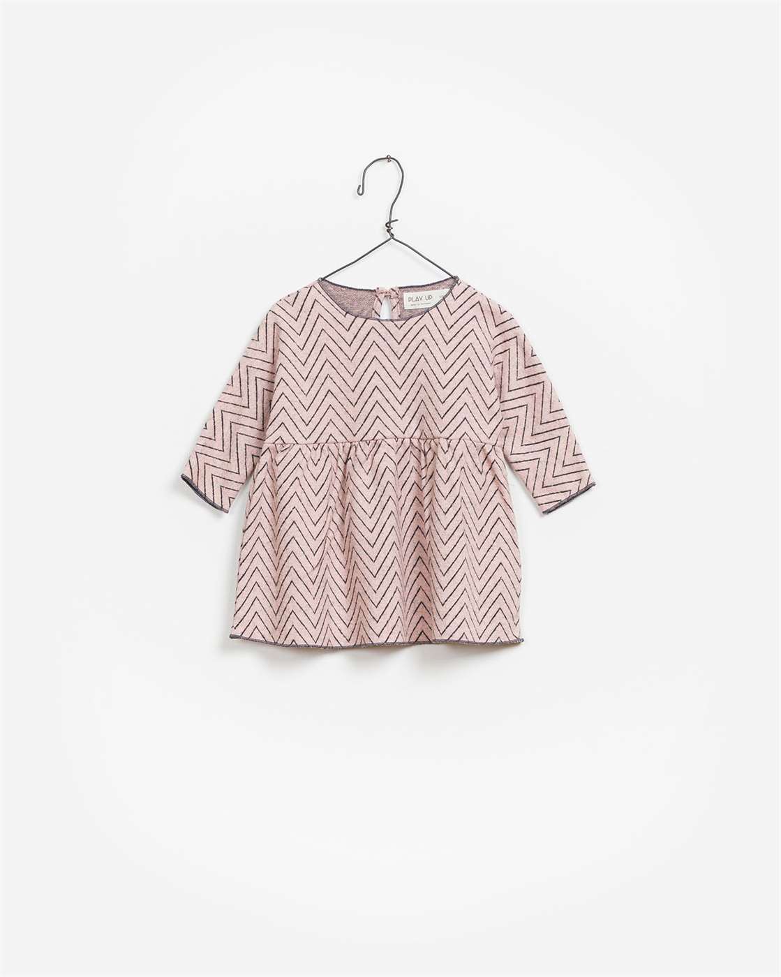 BeeBoo|BeeBoo PlayUp vêtement bébé baby cloth robe interlock dress coton cotton rose pink