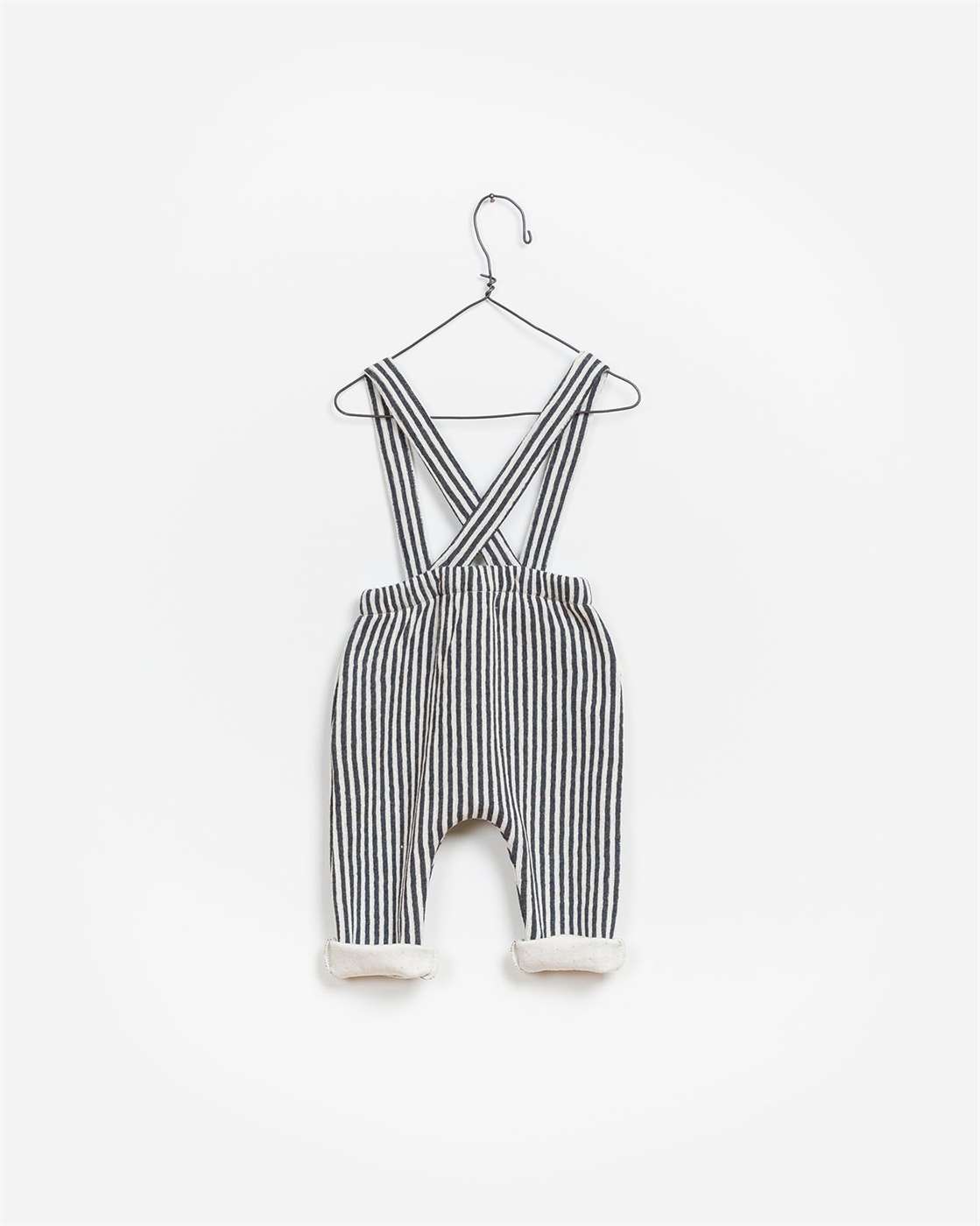 BeeBoo|BeeBoo PlayUp vêtements bébé baby clothes salopette overall rayures stripes coton bio organic cotton gris grey 1