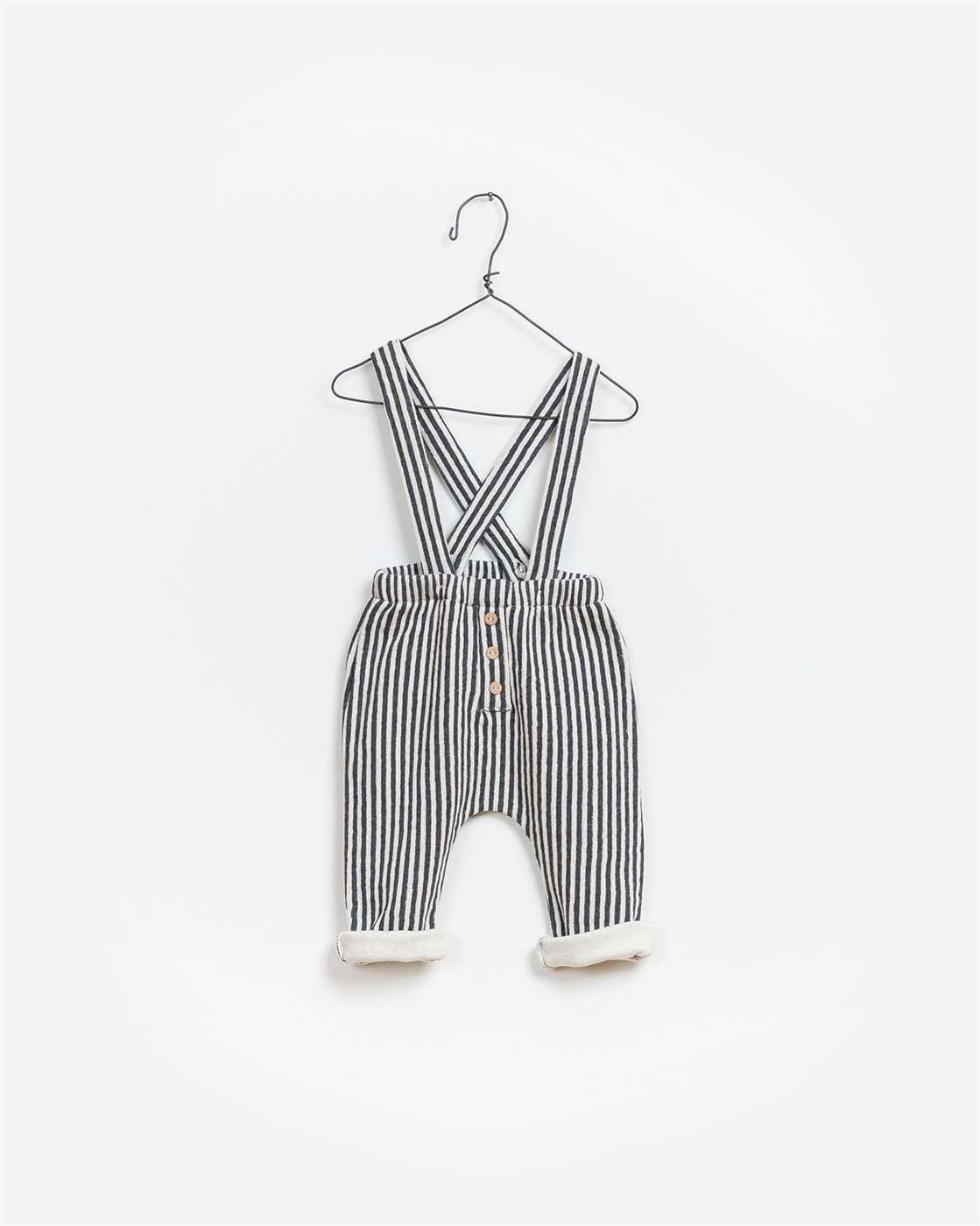 BeeBoo|BeeBoo PlayUp vêtements bébé baby clothes salopette overall rayures stripes coton bio organic cotton gris grey