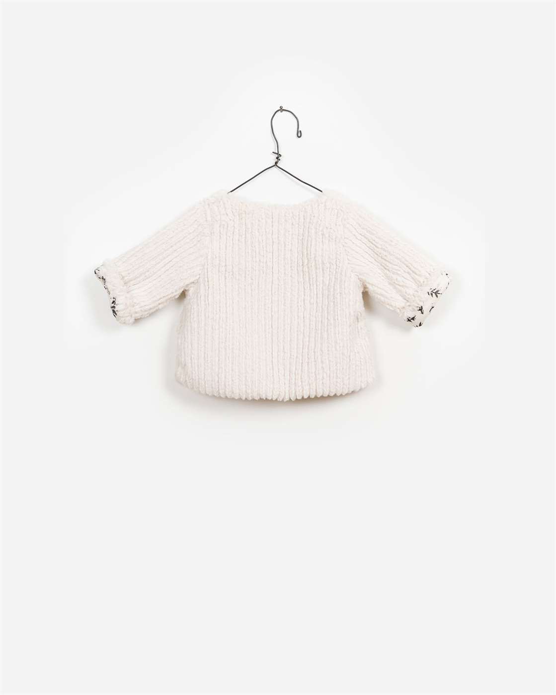BeeBoo|BeeBoo PlayUp vêtement bébé baby cloth manteau coat fur blanc white 1