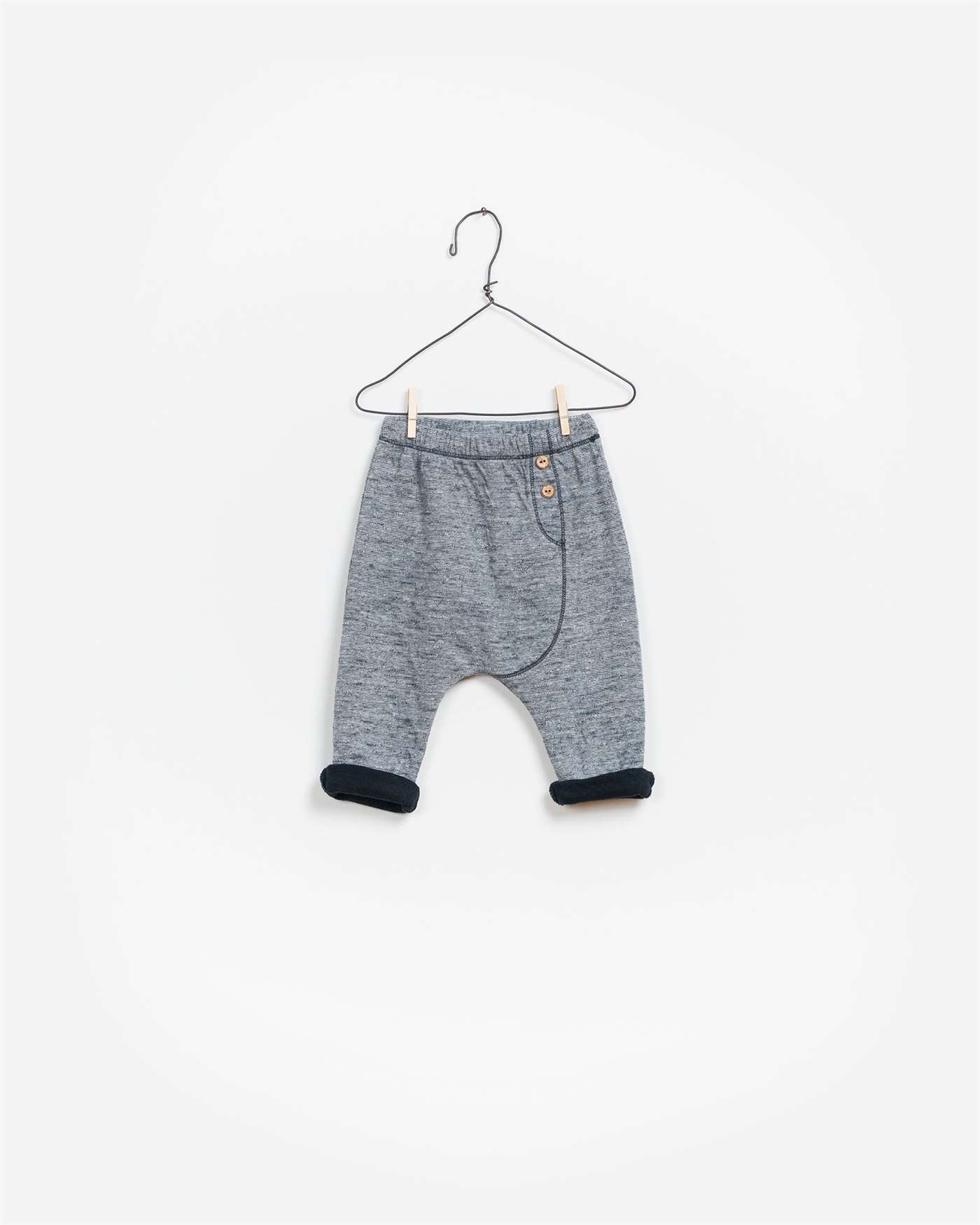 BeeBoo|BeeBoo PlayUp vêtement bébé baby cloth Pantalon interlock pants gris grey